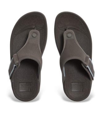 Fitflop Sandali Trakk zelenkasto sive barve