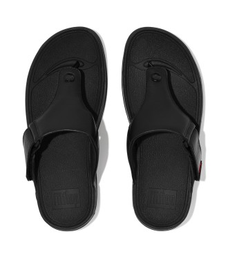 Fitflop Usnjeni sandali Trakk Ii black