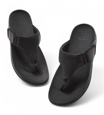 Fitflop Usnjeni sandali Trakk Ii black