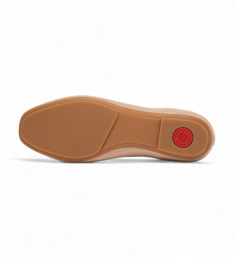 Fitflop Bailarinas de Piel Delicato beige