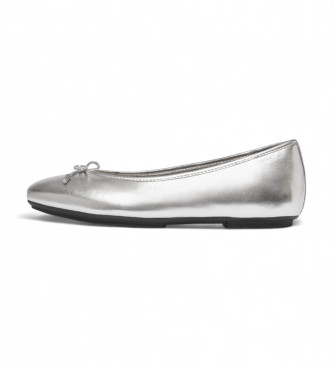 Fitflop Ballerine in pelle delicata argento