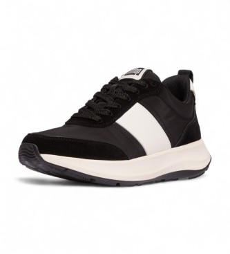 Fitflop F-Mode Flow Leather Sneakers black