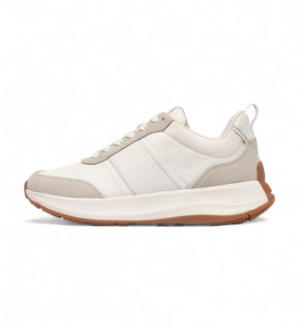 Fitflop Sneakers F-Mode Flow in pelle bianca