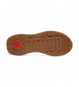 Fitflop F-Mode Flow Usnjene superge bele barve