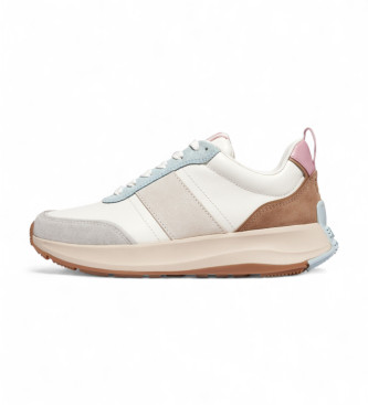 Fitflop Sneakers in pelle F-Mode Flow bianche