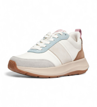 Fitflop Sneakers in pelle F-Mode Flow bianche