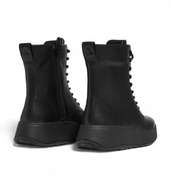 Fitflop F-Mode Leather Ankle Boots black