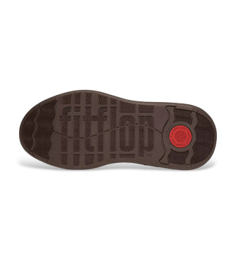 Fitflop Botas de Piel Chelsea F-Mode Stack taupe