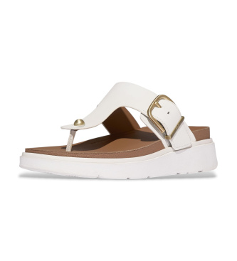 Fitflop Sandali Gen FF Buckle in pelle bianca