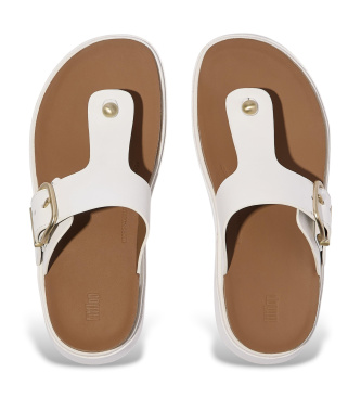 Fitflop Sandali Gen FF Buckle in pelle bianca