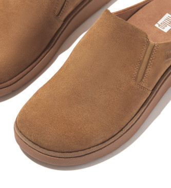 Fitflop Socas de couro Gen-Ff castanhas