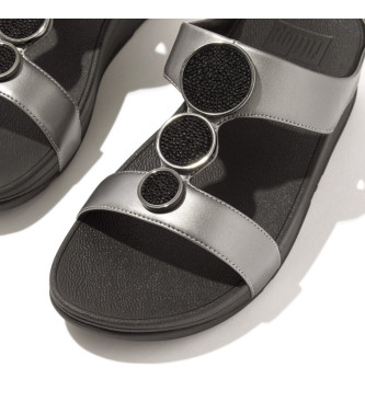 Fitflop Halo Bead-Circle Silver Sandaler