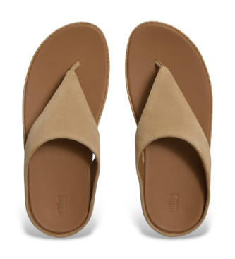 Fitflop Leather Sandals Lulu Graphic brown