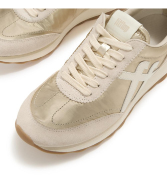 Fitflop Retro Q beige trainers