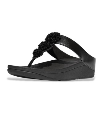 Fitflop Sandały Fino Beadie czarne