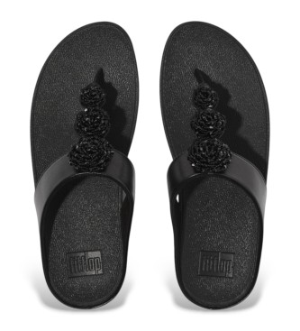 Fitflop Sandały Fino Beadie czarne
