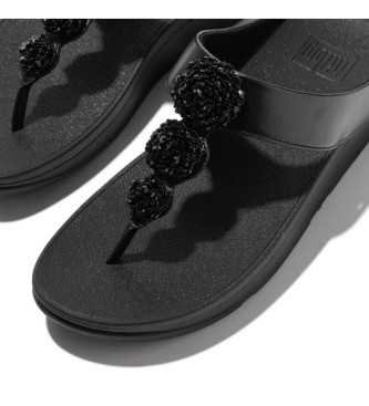 Fitflop Sandały Fino Beadie czarne