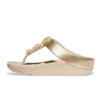 Fitflop Sandały Fino Beadie beżowy, złoty