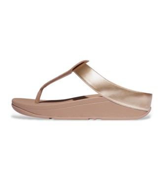 Fitflop Beżowe sandały Fino Crystal