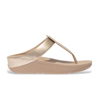 Fitflop Beżowe sandały Fino Crystal