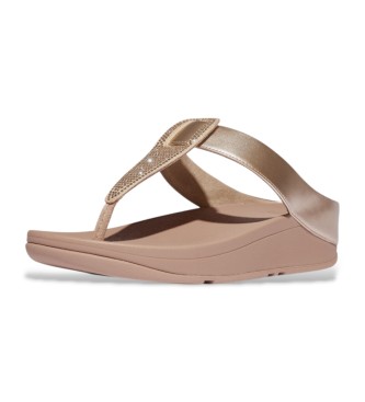 Fitflop Beżowe sandały Fino Crystal