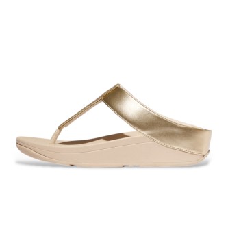 Fitflop Sandały Fino Glitterdust beżowy, złoty