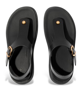 Fitflop Skórzane sandały Gen-FF czarne