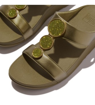 Fitflop Halo Bead-Circle green sandals