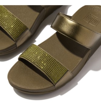 Fitflop Sandały Lulu Crystal zielone