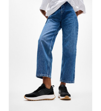 Fitflop Zapatillas de piel Flow negro