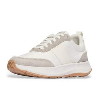 Fitflop Zapatillas Flow de piel blanco