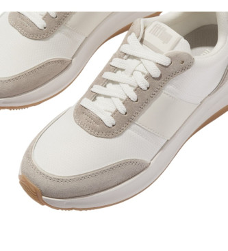 Fitflop Zapatillas Flow de piel blanco