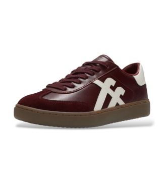 Fitflop Dash Lederschuhe bordeaux