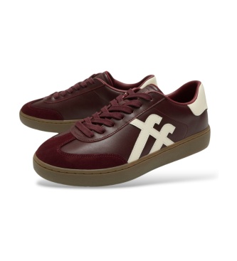 Fitflop Dash Lederschuhe bordeaux
