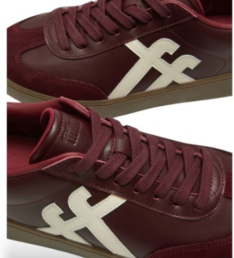 Fitflop Dash Lederschuhe bordeaux