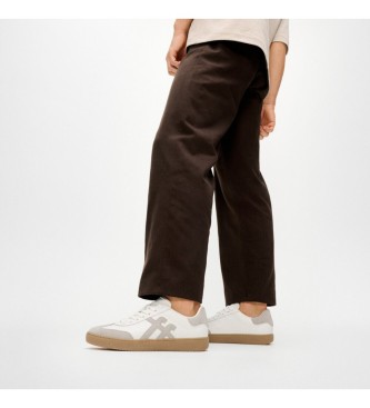 Fitflop The Dash white leather trainers