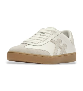 Fitflop The Dash white leather trainers