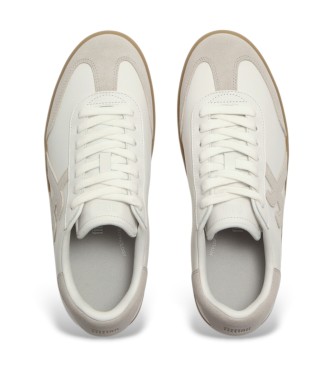 Fitflop The Dash white leather trainers
