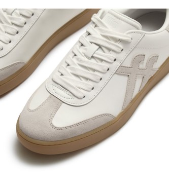 Fitflop The Dash white leather trainers