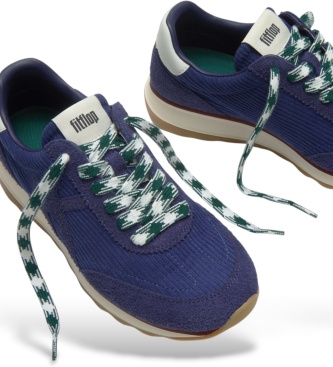 Fitflop Superge Retro-Q Cord temno modre