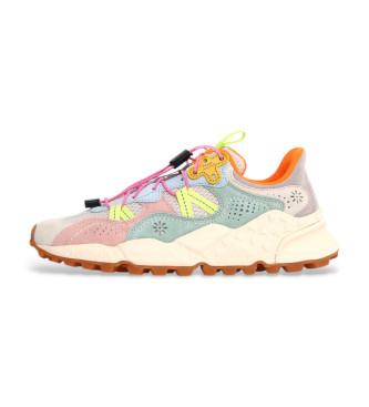 Flower Mountain Multicoloured Tiger Hill Leather Sneakers