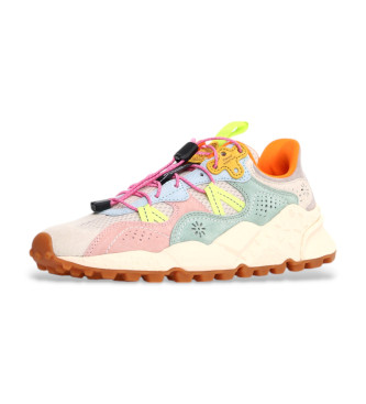 Flower Mountain Multicoloured Tiger Hill Leather Sneakers