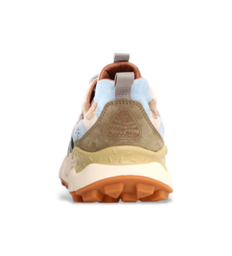 Flower Mountain Leather Sneakers Yamano3 light brown