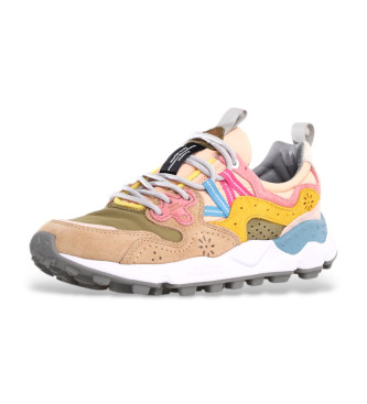 Flower Mountain Leren sneakers Yamano3 veelkleurig