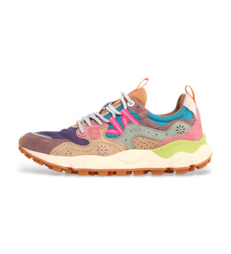 Flower Mountain Sneakers in pelle Yamano3 multicolore