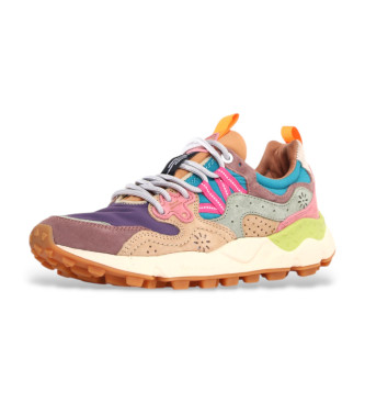 Flower Mountain Sneakers in pelle Yamano3 multicolore