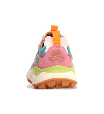 Flower Mountain Sneakers in pelle Yamano3 multicolore