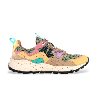 Flower Mountain Sneakers in pelle Yamano3 multicolore