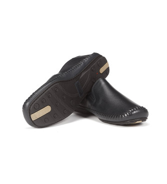 Fluchos Loafers i lder 612 Natu marine
