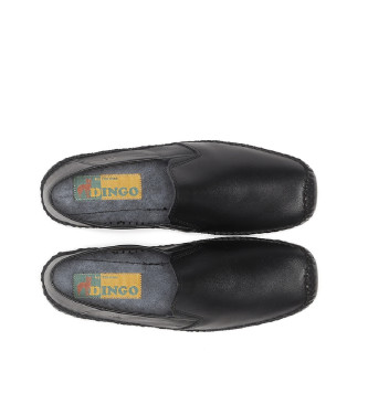 Fluchos Loafers i lder 612 Natu marine